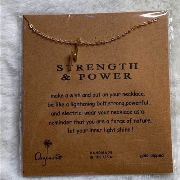 Strength charm woman’s necklace - Picture 1 of 2